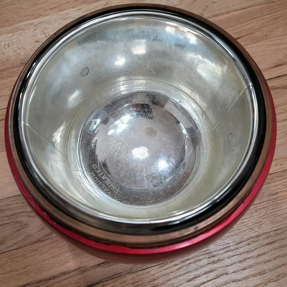 Vintage Melkraft Metal Apple Ice Bucket Vacuum Insulated